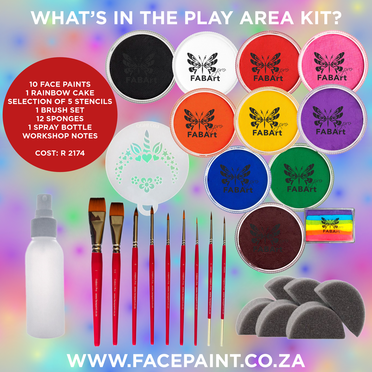 Play Area Face Paint Kit