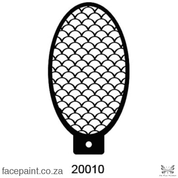 Face Painting Stencil Type M M20010 Face Paint Shop South Africa